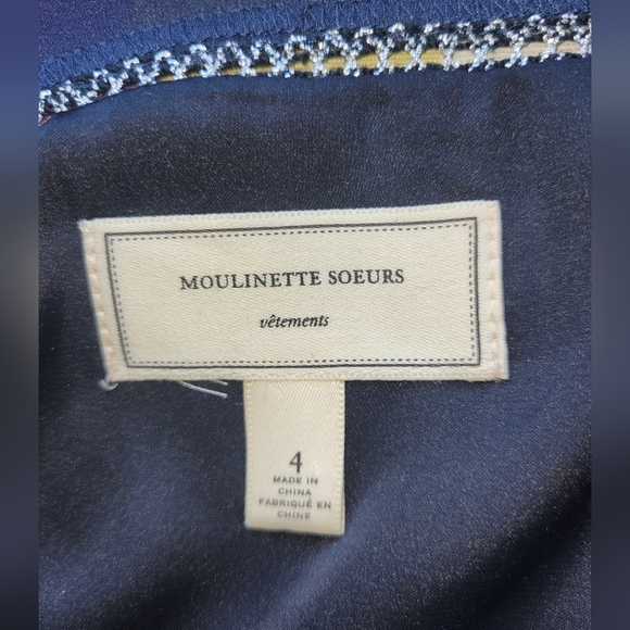 Anthropologie Moulinette Soeurs Carington Dress, GUC, Size 4 - Picture 8 of 9